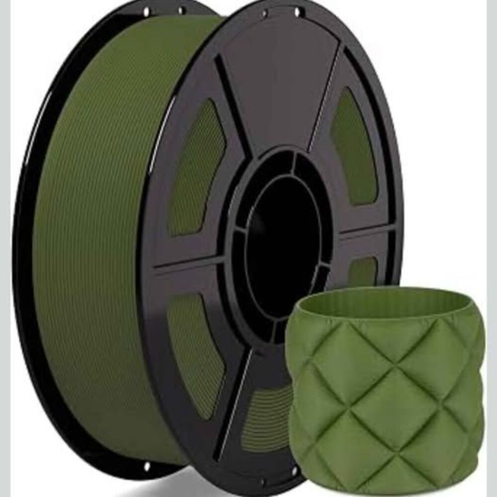 iSANMATE Matte PLA Filament 1.75mm Army Green PLA 30-300mm/s 3D Printer Filament